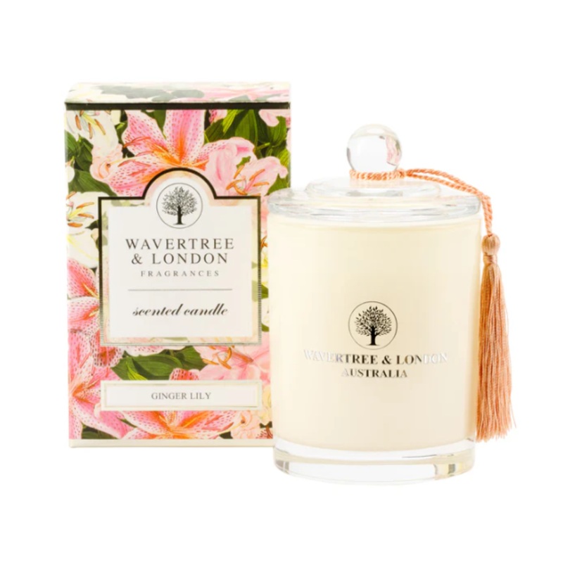 Wavertree & London Candle Gingerlily 60 hours 330g