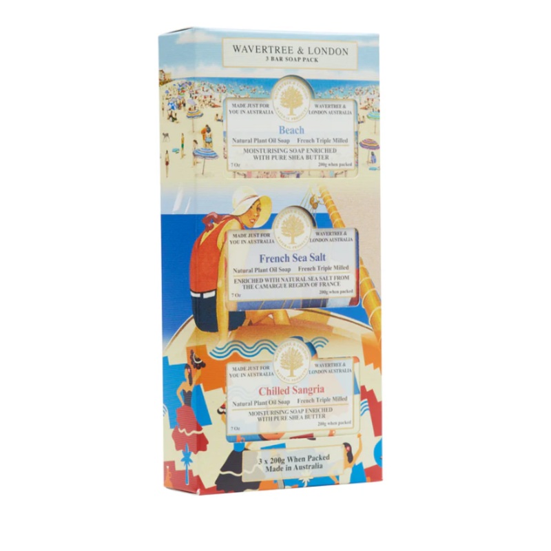 Wavertree & London Trio Soap Gift Set Destination