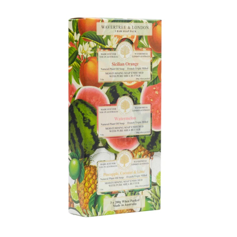 Wavertree & London Trio Soap Gift Set Fruit Salad