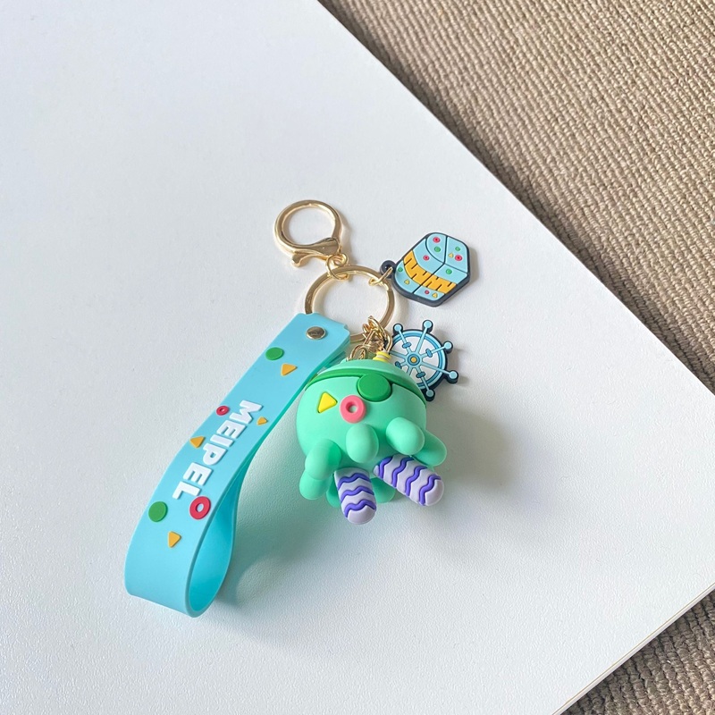 Monster Letter Keychain - Octopus