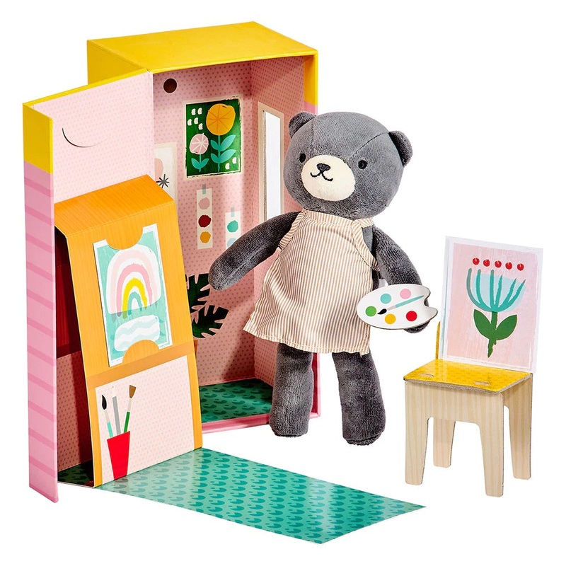 Petit Collage - Beatrice The Bear Animal Play Set