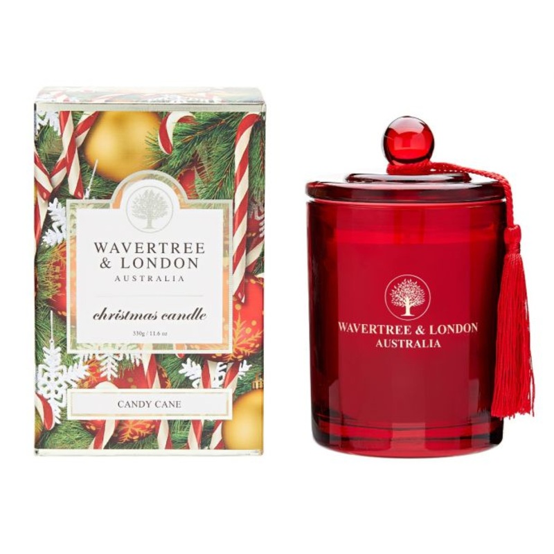 Wavertree & London Candle Candy Cane 60 hours 330g