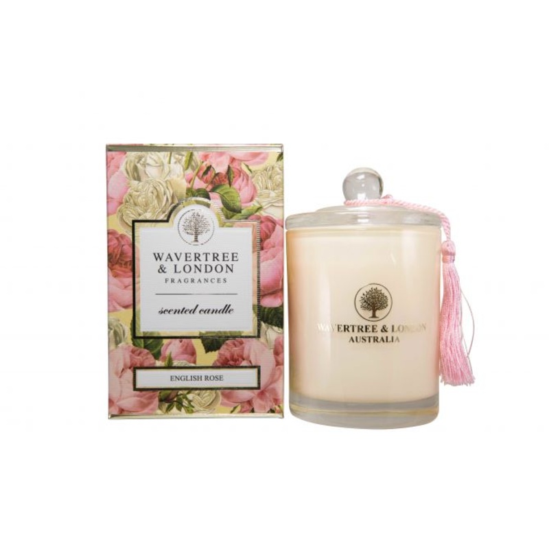 Wavertree & London Candle English Rose 60 hours 330g