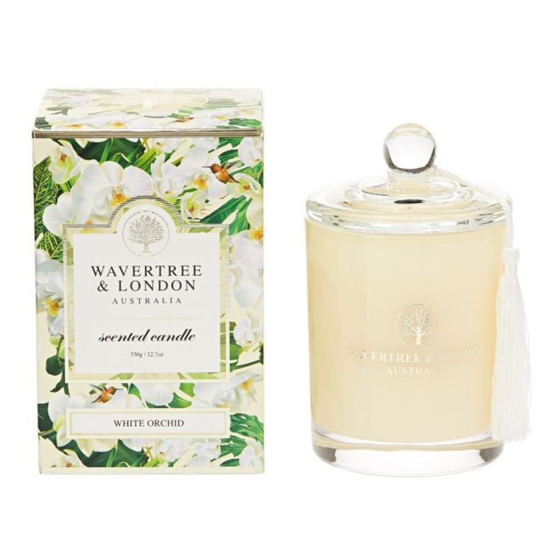 Wavertree & London Candle White Orchid 60 hours 330g