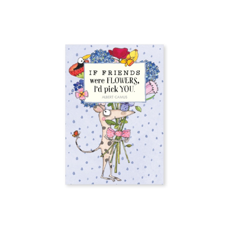 Affirmations - Twigseeds Mini Friendship Card - If friends were flowers - T325