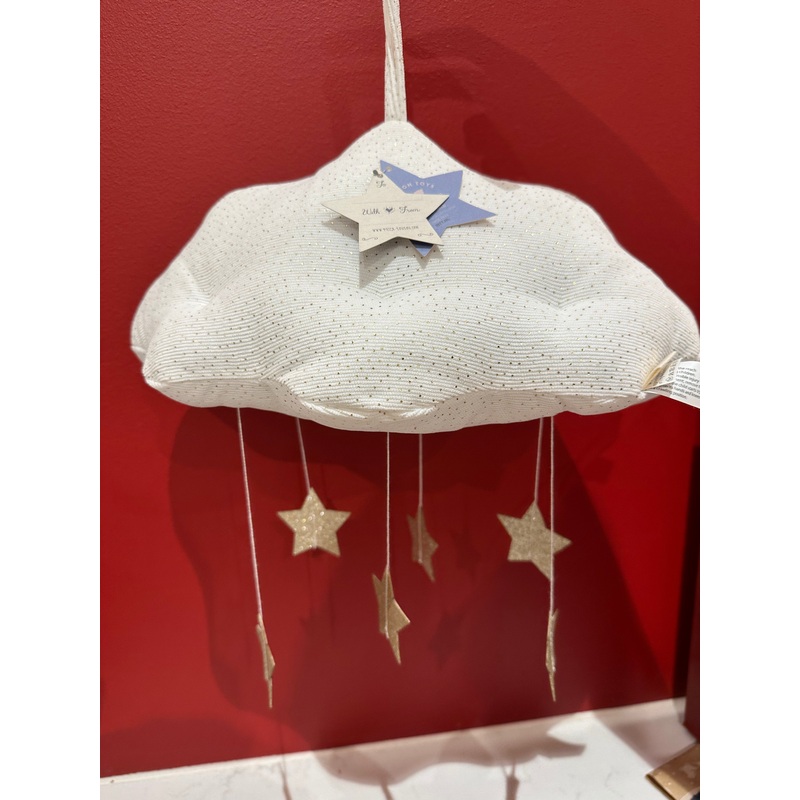 Cloud Corduroy White With Star 34cm