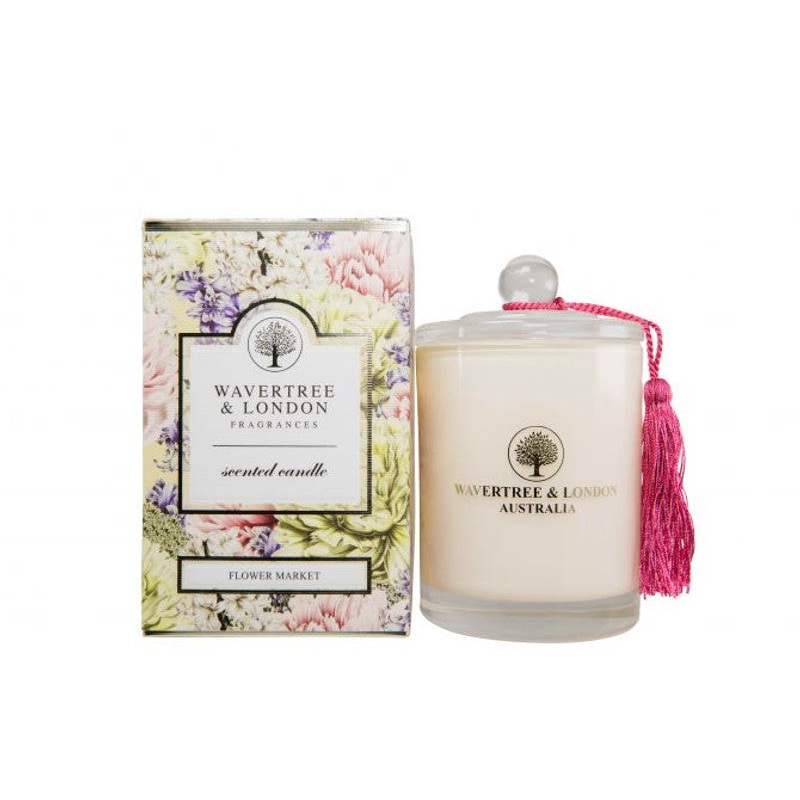 Wavertree & London Candle Flower Market 60 hours 330g