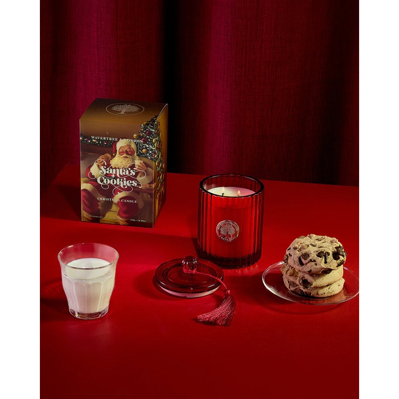 Wavertree & London Candle Santa's Cookies 75hrs 410g