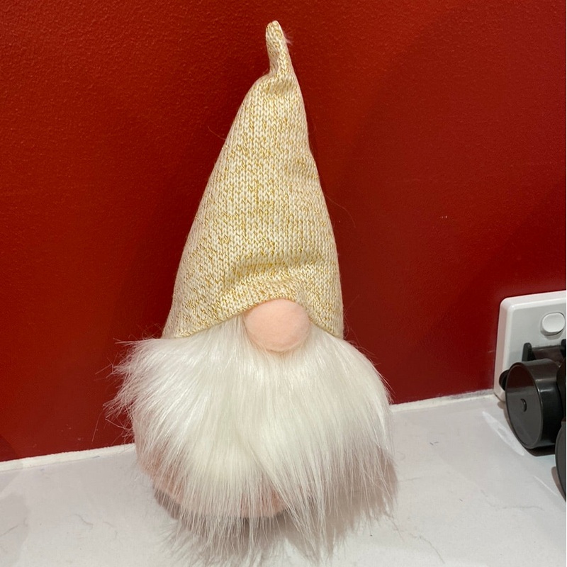 Christmas Gnome Big - Gold