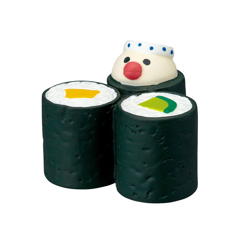 Decole Concombre Figurine - Sushi Restaurant - Seaweed Roll Sushi Bird