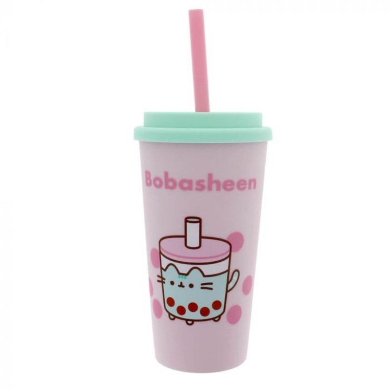 Pusheen Sips: Beaker & Straw