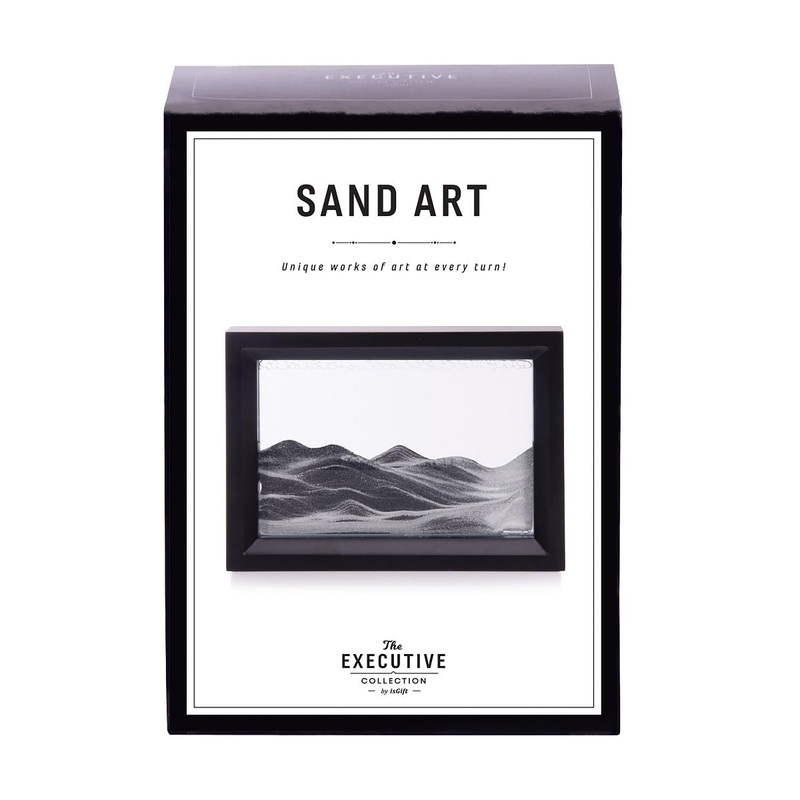 THE EXECUTIVE COLLECTION SAND ART BLACK 21X12X4CM