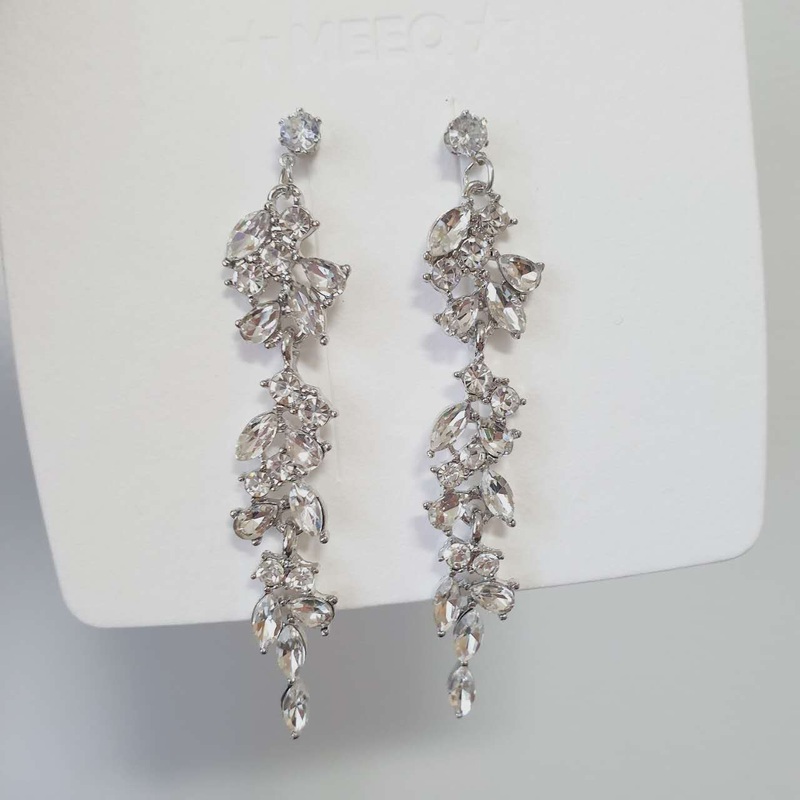 Luninana Earrings - Crystal Shiny Twig willow Earrings YX020