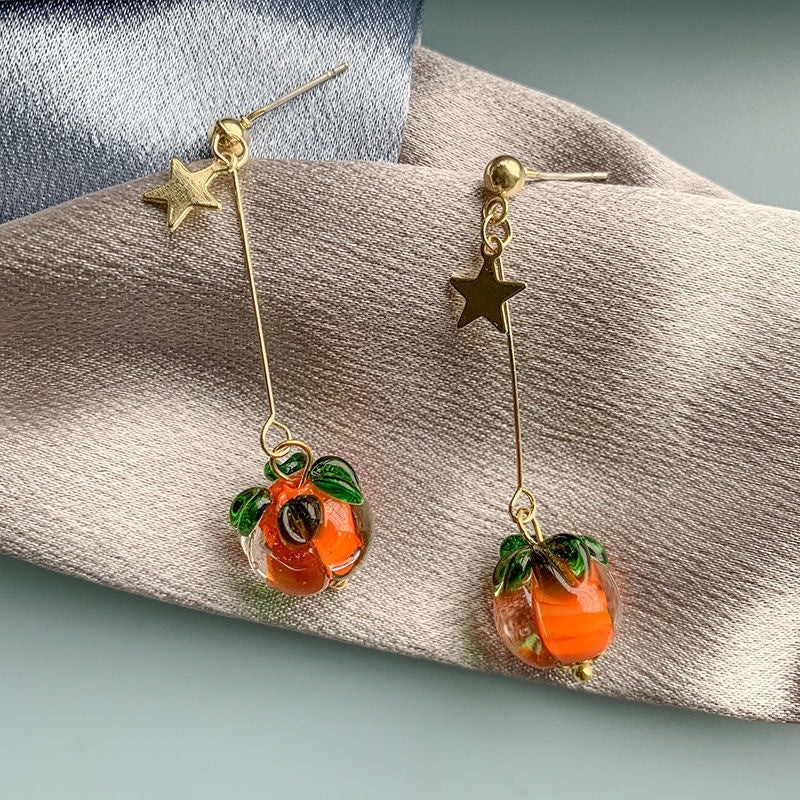 Luninana Earrings - Persimmon Ruyi Earrings YX004
