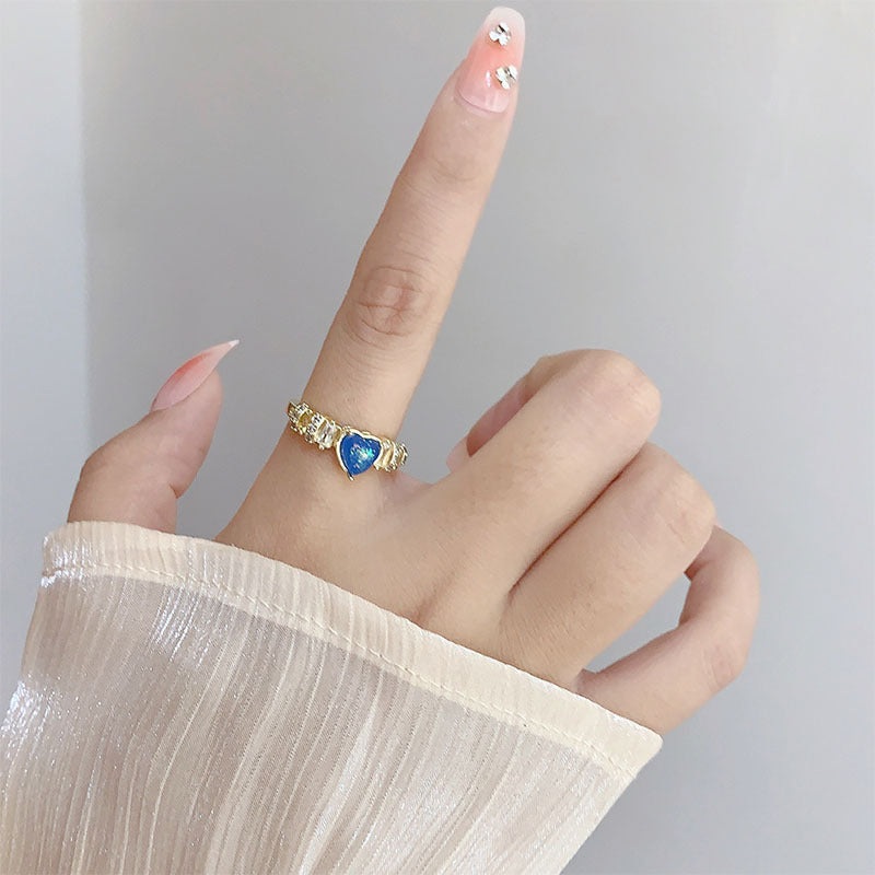 Luninana Ring - Blue Heart XX012