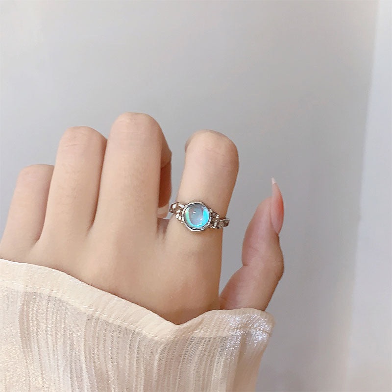 Luninana Ring - Moonlight Jade Ring XX003