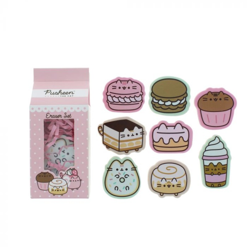 Pusheen Patisserie Eraser Set