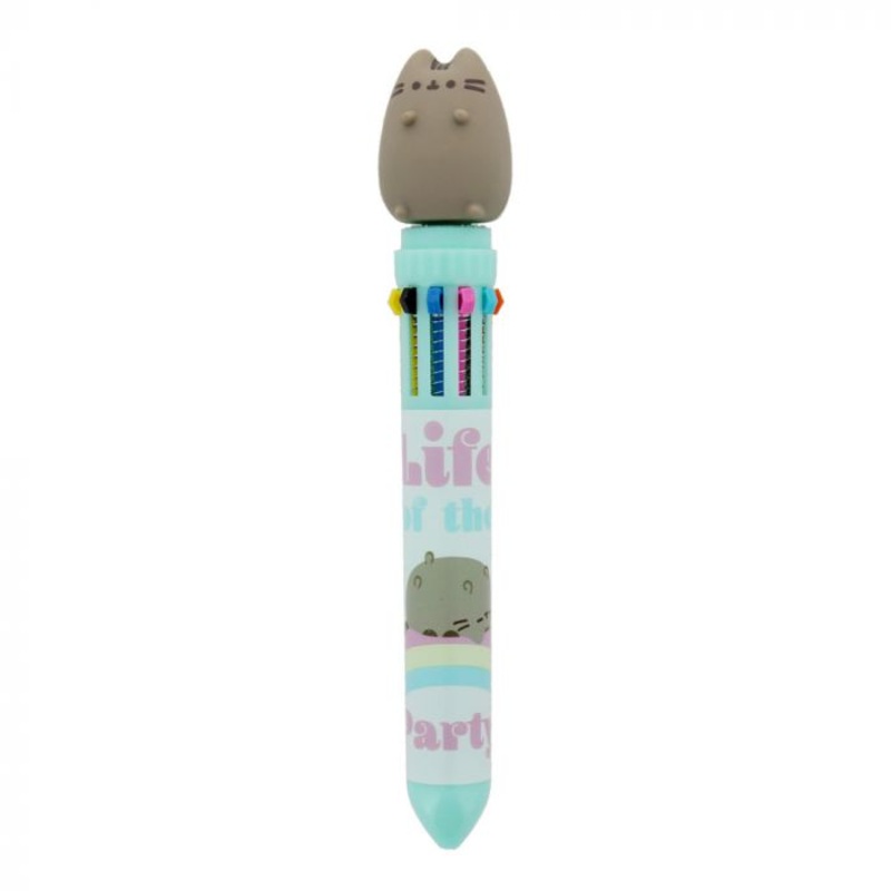 Pusheen Self Care Club: 10 Colour Pen W/ 3d Topper