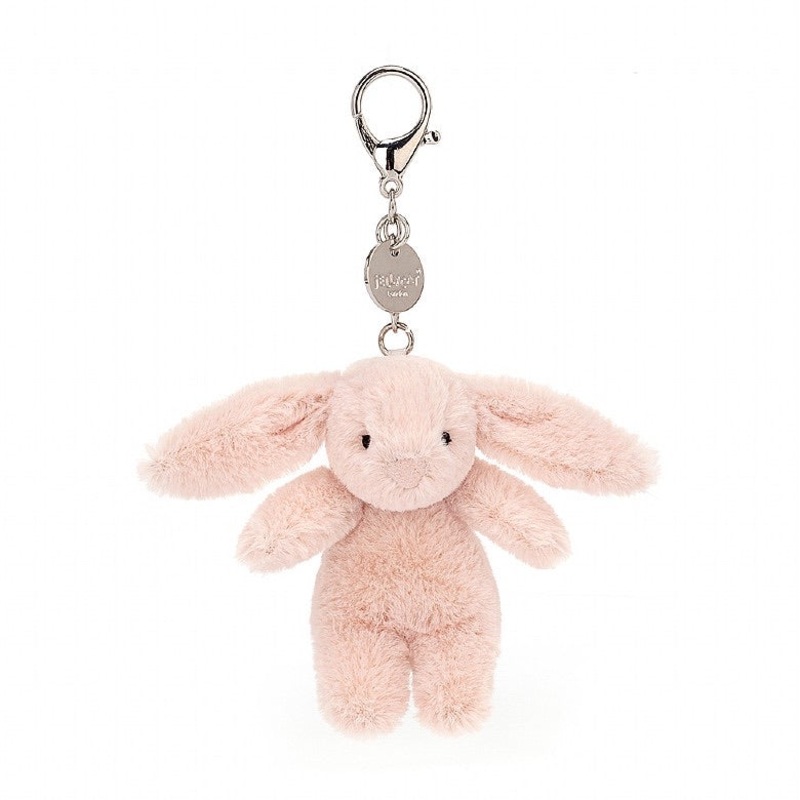 Jellycat Bag Charm Bashful Bunny Blush 8cm