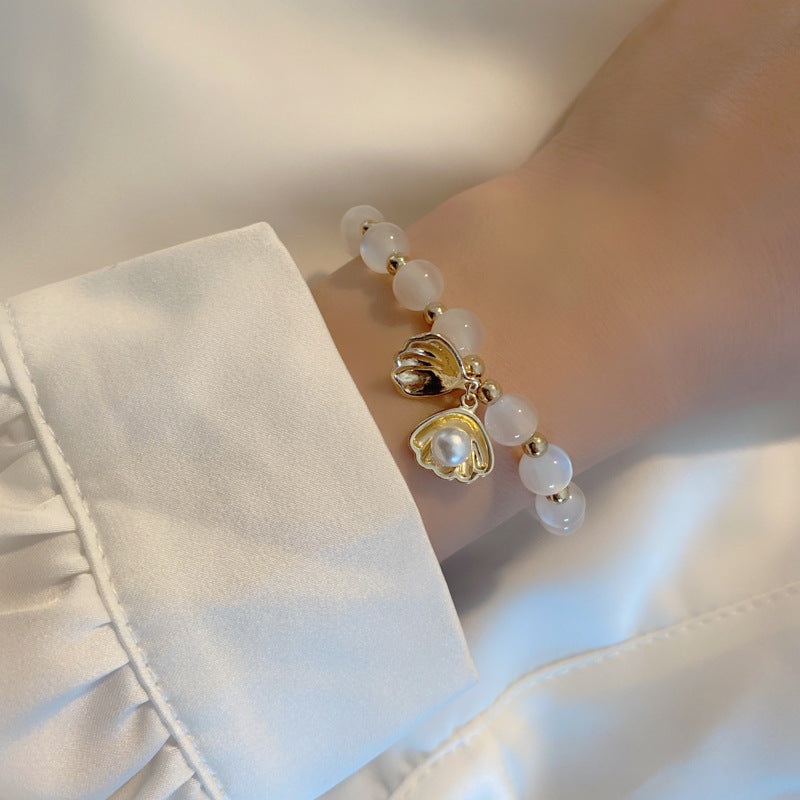 Luninana Bracelet - Cat Eye Stone Ribbon Bracelet YBY022
