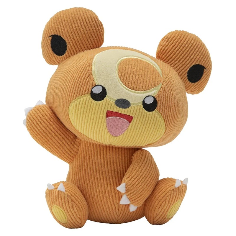 Pokemon 8 Corduroy Plush - Teddiursa