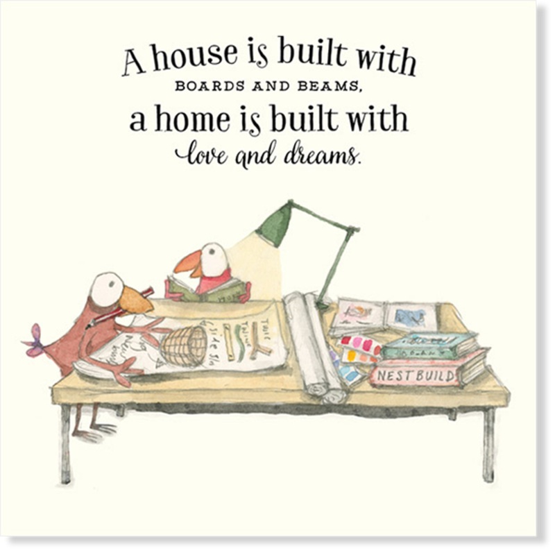 Affirmations - Twigseeds - New Home Card - A house is built K168