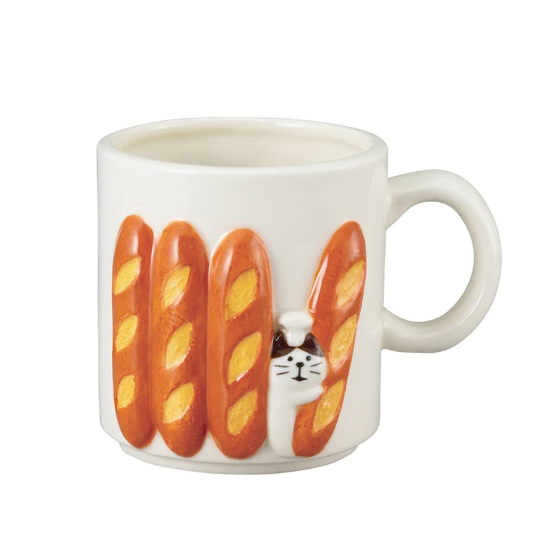 Decole Concombre Bread Mug - Who Bit the Baguette?