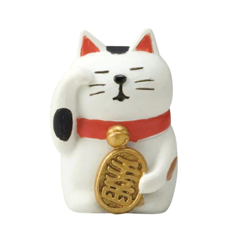 Decole Concombre Figurine - Fuku Mono - Beckoning Calico Cat