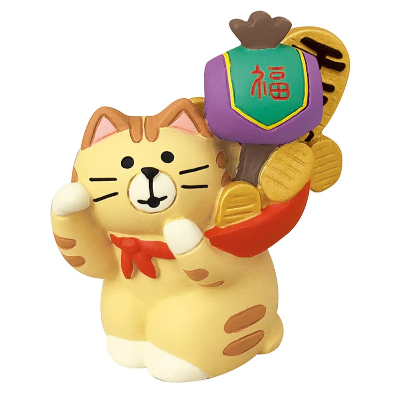 Decole Concombre Figurine - Fuku Mono - Fortune Beckoning Cat