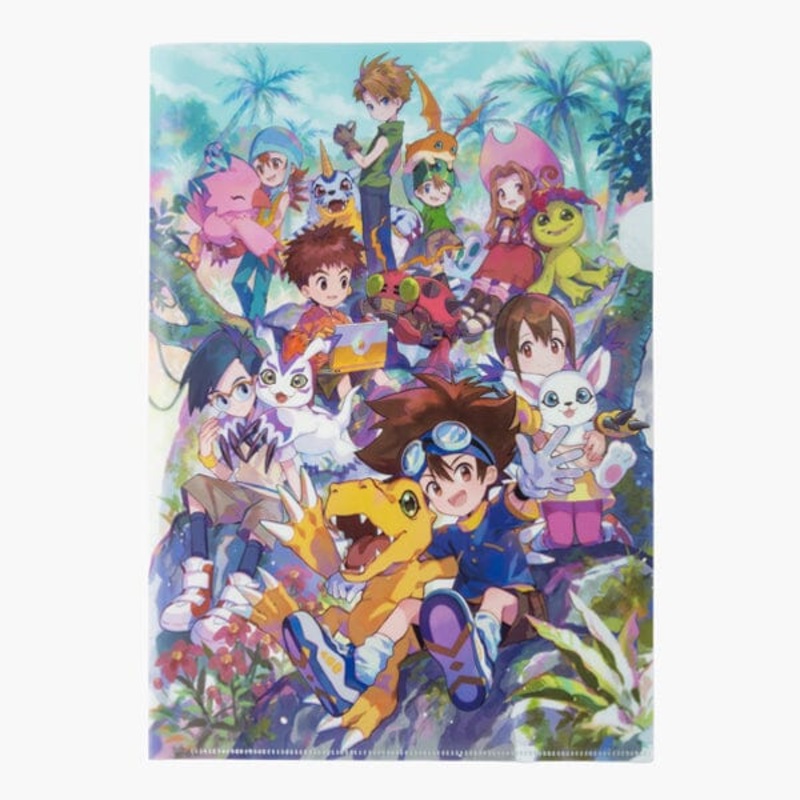 A4 Clear File -Illustrator Collaboration- Digimon Adventure