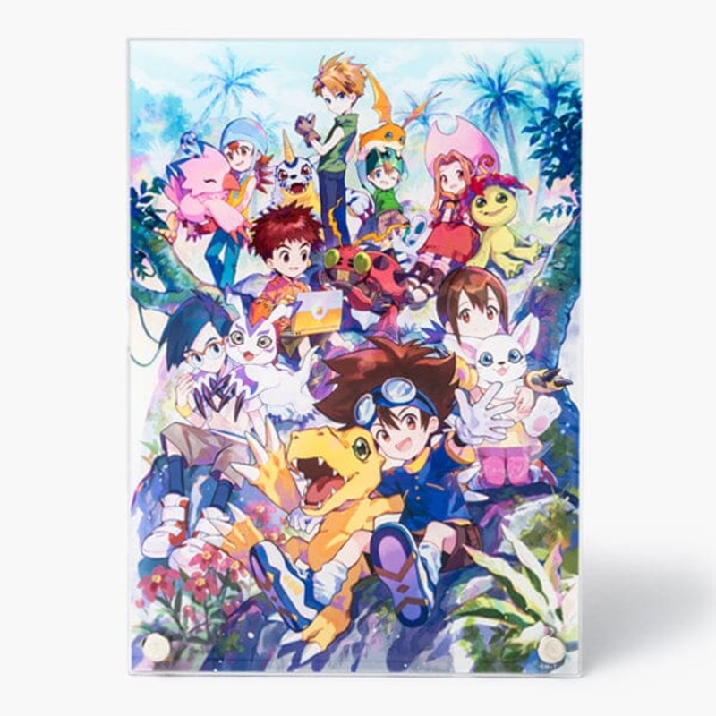 Acrylic Panel File -Illustrator Collaboration- Digimon Adventure