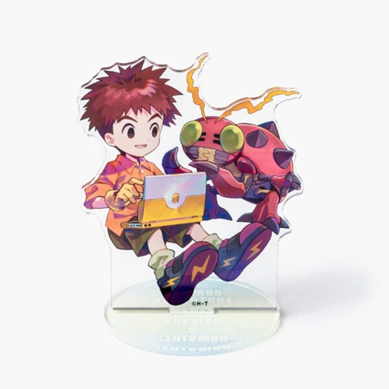Koushiro & Tentomon Acrylic Stand -Illustrator Collaboration- Digimon Adventure