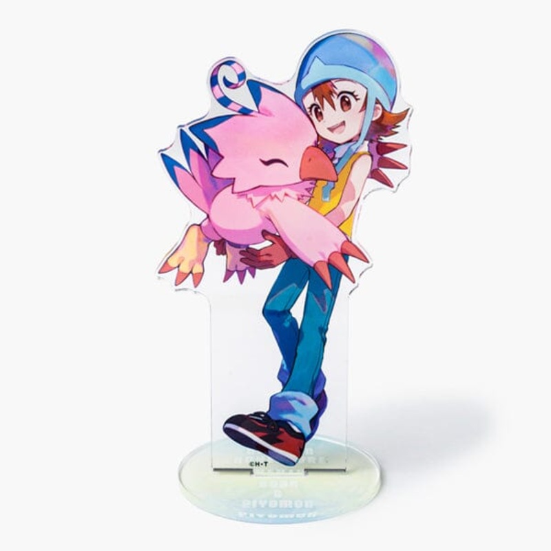 Sora & Biyomon Acrylic Stand -Illustrator Collaboration- Digimon Adventure