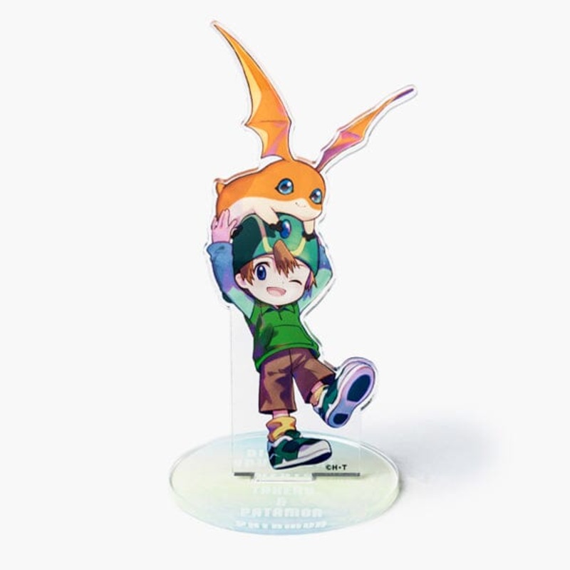 Takeru & Patamon Acrylic Stand -Illustrator Collaboration- Digimon Adventure