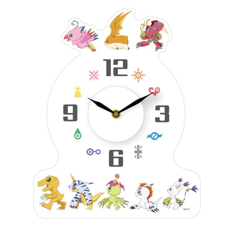 Digimon Wall Clock - Digimon Adventure