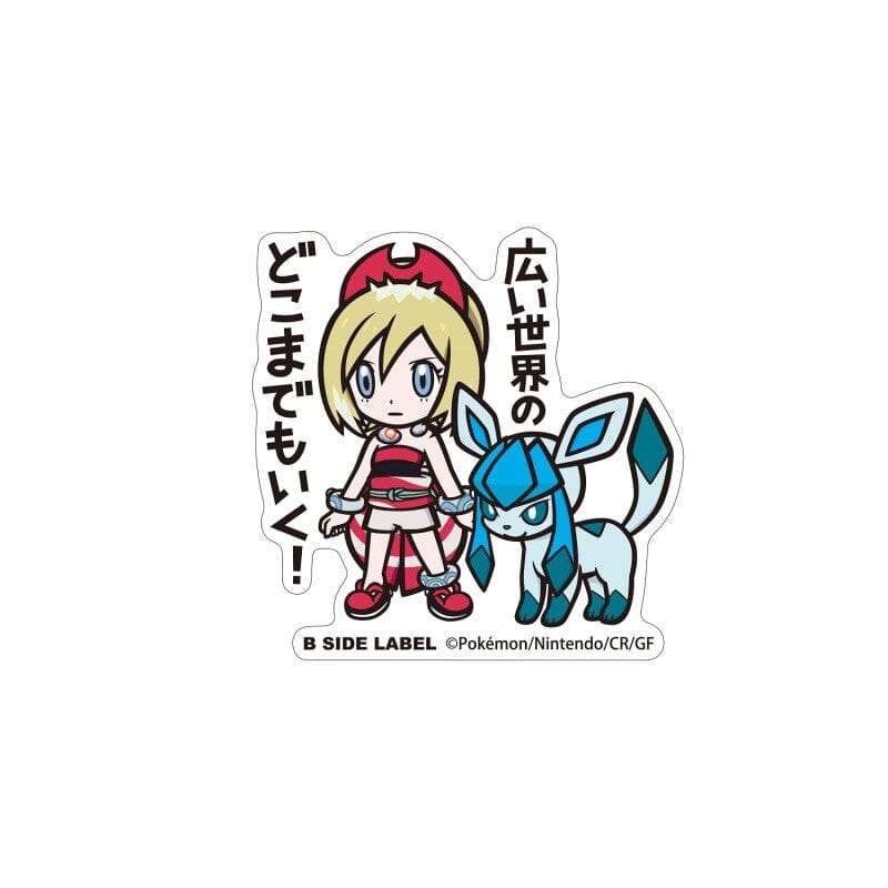 Irida & Glaceon B-SIDE LABEL Pokmon Sticker