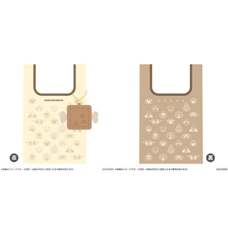 MonDefo Eco Bag With Small Pouch - Monster Hunter