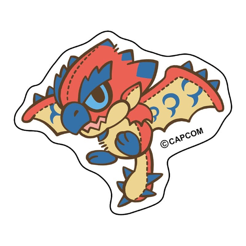 Rathalos MonDefo Diecut Sticker - Monster Hunter