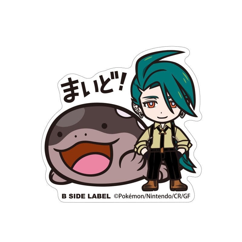 Rika & Clodsire B-SIDE LABEL (BIG) Pokmon Sticker