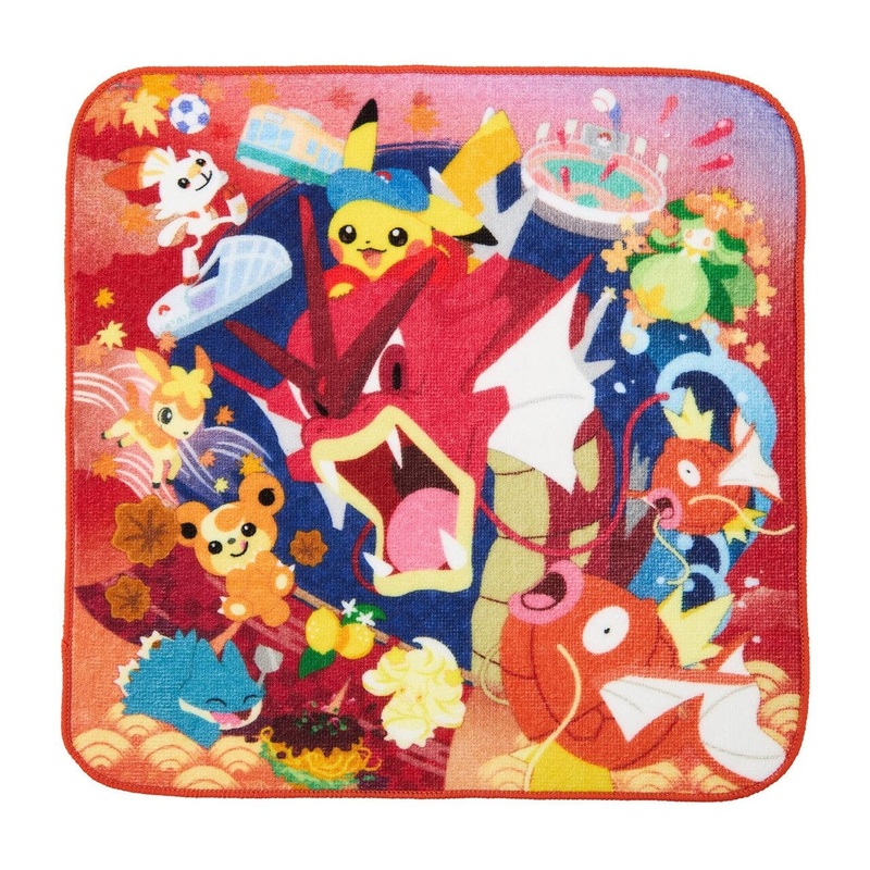 Shiny Gyarados & Friends Hand Towel - Pokmon Center Hiroshima R