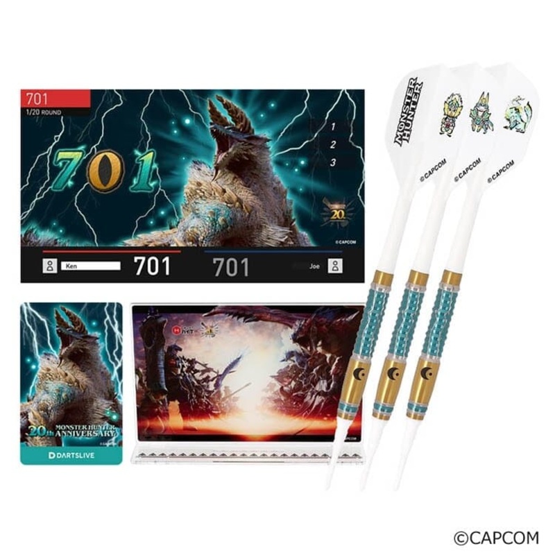 Zinogre COLLABORATION DARTS SET - MONSTER HUNTER 20th ANNIVERSARY