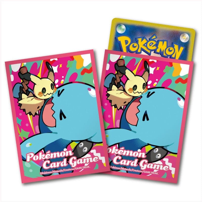 Card Sleeves Mimikyu & Wobbuffet - Pokmon Card Game