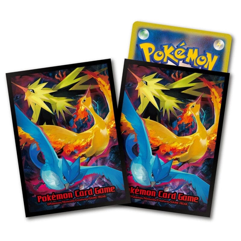Card Sleeves Moltres & Zapdos & Articuno - Pokmon Card Game