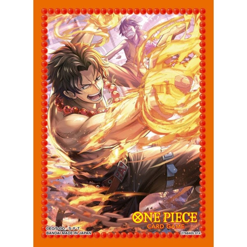 Official Card Sleeves 10 Portgas D. Ace - ONE PIECE Card Game