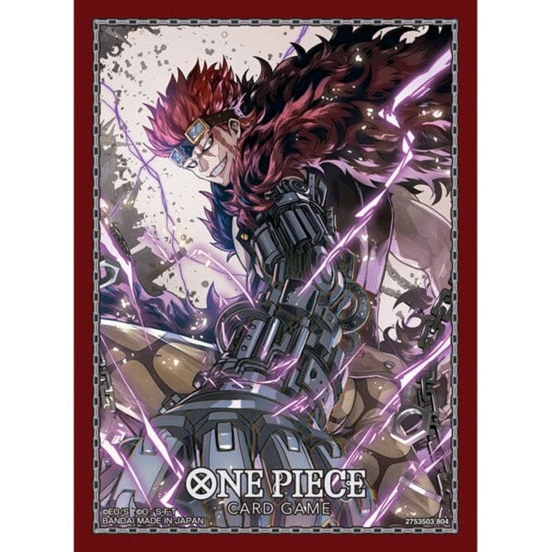 Official Card Sleeves 9 Eustass Kid - ONE PIECE Card Game