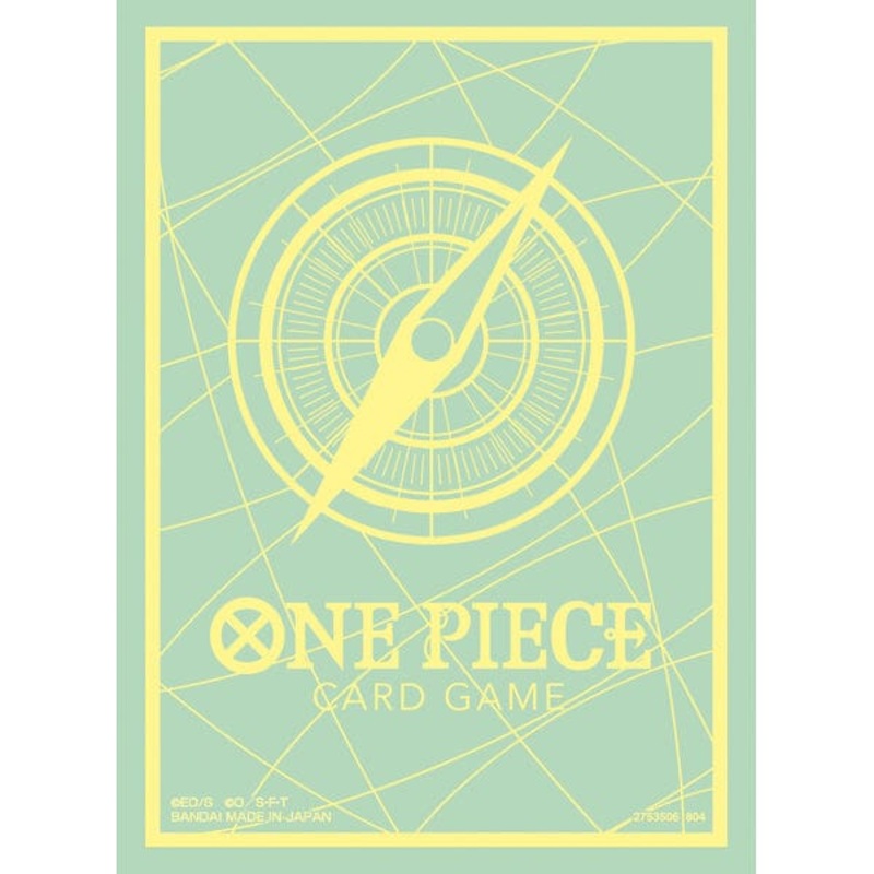 Official Card Sleeves 9 Standard Mint Green & Lemon - ONE PIECE Card Game