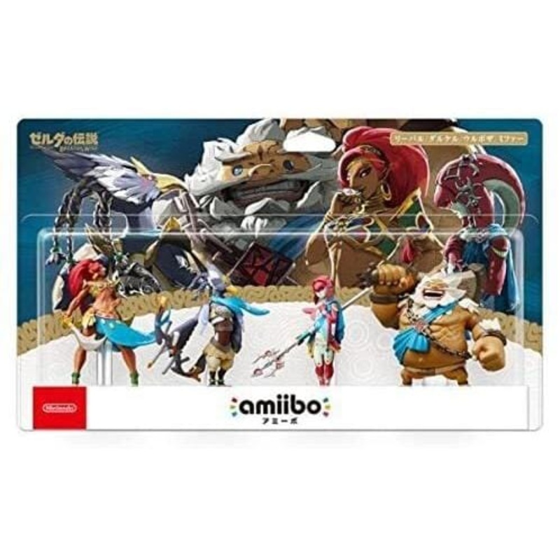 amiibo - Four Heroes Set (Revali, Daruk, Urbosa, Mipha) - The Legend of Zelda: Breath of the Wild
