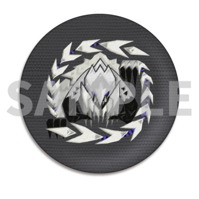 Arkveld Embroidery Can Badge - Monster Hunter Wilds