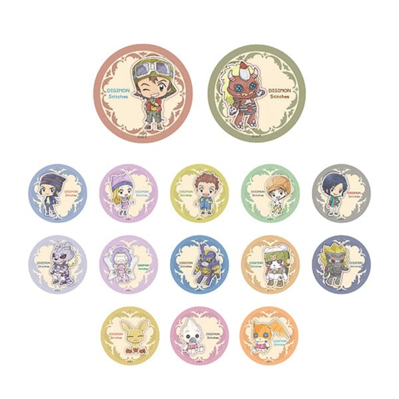 Digimon Stitches Tin Badge - Digimon Frontier