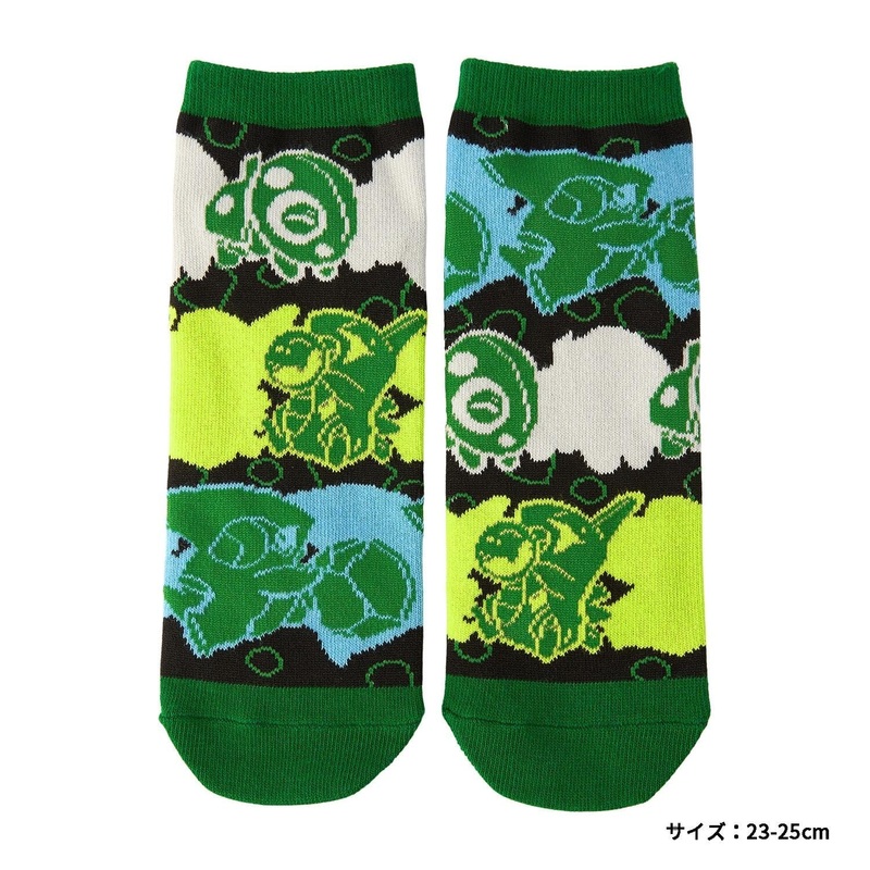 Larvitar & Aron & Gible Short Socks (23-25cm) CAVE DWELLER